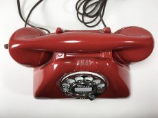 画像13: - 実働品 - 1940-Early 1950's U.S.ARMY Telephone 【RED】 (13)