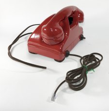 画像11: - 実働品 - 1940-Early 1950's U.S.ARMY Telephone 【RED】 (11)