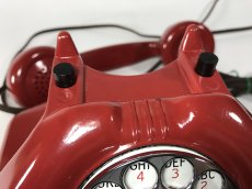 画像15: - 実働品 - 1940-Early 1950's U.S.ARMY Telephone 【RED】 (15)