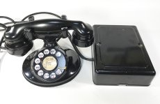 画像4: - 実働品 - 1930's 【Western Electric】Telephone with Ringer Box (4)