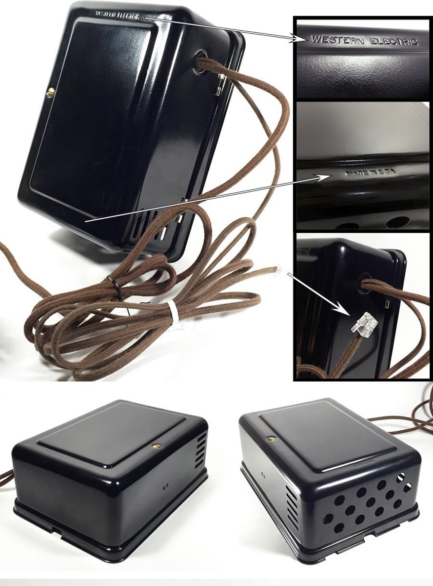 画像19: - 実働品 -  “Fully Restored” 1920's 【Western Electric】Telephone with Ringer Box (19)