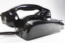 画像17: - 実働品 - （ひかり電話可） ★Mint Condition !!★　 Early-1930's “Very!! Art Deco”  Streamlined Bakelite Telephone  ★オリジナルデカール★ (17)