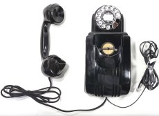 画像6: - 実働品 - （ひかり電話可） ★Mint Condition !!★　 Early-1930's “Very!! Art Deco”  Streamlined Bakelite Telephone  ★オリジナルデカール★ (6)