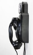 画像4: - 実働品 - （ひかり電話可） ★Mint Condition !!★　 Early-1930's “Very!! Art Deco”  Streamlined Bakelite Telephone  ★オリジナルデカール★ (4)