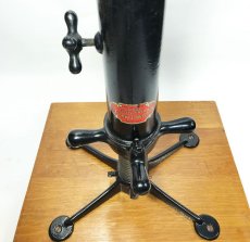 画像19: 1910's "SATELLITE" Adjustable Cast Iron Table (19)