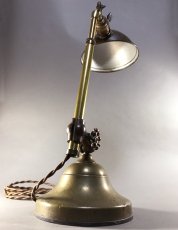 画像5: 1910-20's "O.C.White" Brass Telescopic Desk Lamp (5)