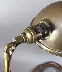 画像7: 1910-20's "O.C.White" Brass Telescopic Desk Lamp (7)