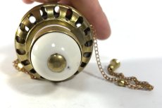 画像3: 1910-20's "DIM-A-LITE" Brass Dimmer Light Socket (3)
