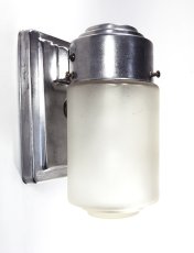 画像1: 1940-Early 1950's  "Art Deco" Porch Light (1)