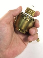 画像4: 1910-20's "DIM-A-LITE" Brass Dimmer Light Socket (4)