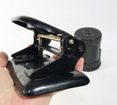 画像5: 1940's【3-HOLE】Adjustable Paper Punch + おまけ (5)