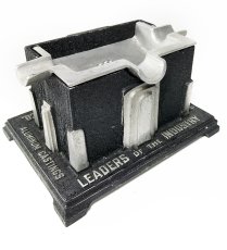 画像3: 1920-30's Art Deco "SKYSCRAPER" Cast Aluminum Ashtray 【超・Mint Condition】 (3)