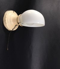 画像1: 1930-40's Art Deco "Shabby" Bathroom Lamp  (1)