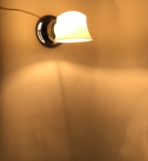 画像2: 1930's Art Deco "Chrome" Bathroom Lamp (2)