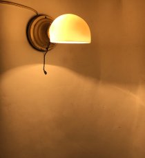 画像3: 1930-40's Art Deco "Shabby" Bathroom Lamp  (3)