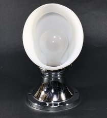 画像4: 1930's Art Deco "Chrome" Bathroom Lamp (4)