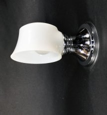 画像1: 1930's Art Deco "Chrome" Bathroom Lamp (1)