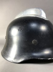 画像8: "Knight" Late 1950's-1960's German Fireman Helmet (8)