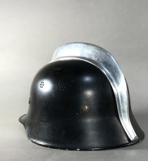 画像2: "Knight" Late 1950's-1960's German Fireman Helmet (2)