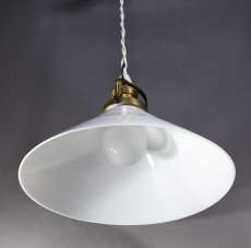 画像3: German-Deco "Milk Glass" Pendant Lamp (3)