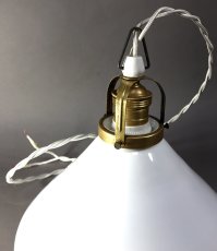 画像4: German-Deco "Milk Glass" Pendant Lamp (4)