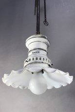 画像1: 1910-20's German Art Deco Ceiling Light (1)