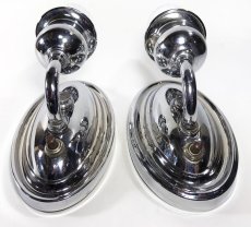 画像6: 1930-40's Chrome Candle Lamp【Pair】 (6)