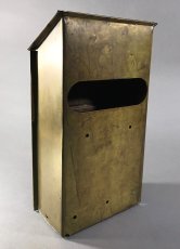 画像6: 1920-30's "CORBIN LOCK CO." Brass Wall Mount Mail Box (6)