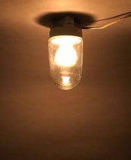 画像3: 1940-50's German Glass＆Porcelain Ceiling/Wall Light (3)