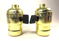 画像2: Dead Stock "G.E" Lamp Socket 【２個セット】 (2)