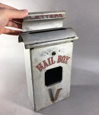 画像5: 1920's Wall Mount "Galvanized" U.S. MAIL BOX (5)