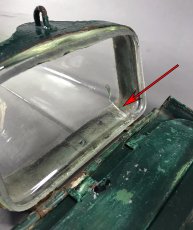画像10: 1930-40's Wall Mount "VISIBLE" Glass MAIL BOX (10)