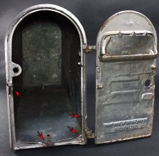 画像10: ☆PAT.1899☆ "Cast Iron" U.S.MAIL BOX (10)