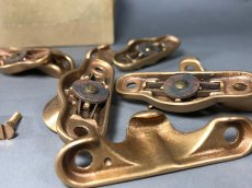 画像4: 1920-30's Solid Bronze Window Sash Locks 【4個セット】 (4)