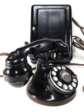 画像5: - 実働品 - 1920's 【Western Electric】Telephone with Ringer Box (5)