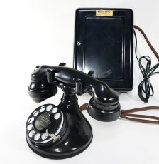 画像3: - 実働品 - 1920's 【Western Electric】Telephone with Ringer Box (3)