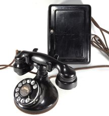 画像3: - 実働品 - 1920's 【Western Electric】Telephone with Ringer Box (3)