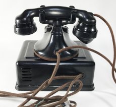 画像7: - 実働品 - 1920's 【Western Electric】Telephone with Ringer Box (7)