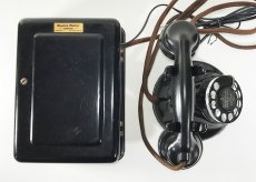 画像14: - 実働品 - 1920's 【Western Electric】Telephone with Ringer Box (14)