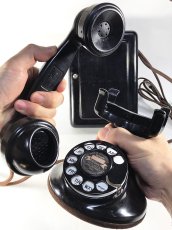 画像4: - 実働品 - 1920's 【Western Electric】Telephone with Ringer Box (4)