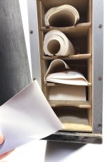 画像12: 1930's German "Roller Shutter" Photo Paper Cabinet  (12)