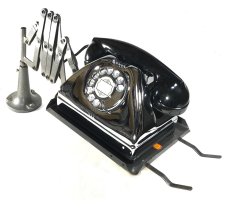 画像12: 1940's German "Art Deco" Scissor Telephone Stand  (12)