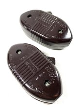 画像1: 【バラ売り - 残り1個】  1940's "ART-DECO" Brown Bakelite Switch (1)