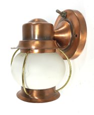 画像2: 1950's "Copper" Outside Porch Lamp (2)