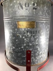 画像2: 特大！！ です。 1930-40's "JUSTRITE" Oily Waste Can (2)