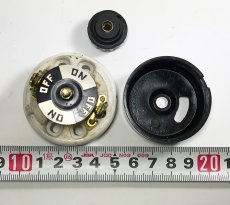 画像4: 1920-30's "BLACK×WHITE" Porcelain Rotary Switch 【Dead-Stock】  (4)