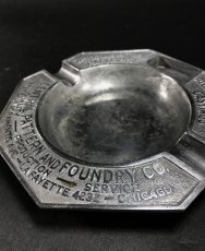 画像1: 1920-30's ☆ADVERTISING☆ Cast Aluminum Ashtray (1)