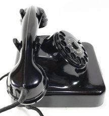 画像8: -＊ラスト1台＊-  デッドストック！！ 1950's German Bakelite Telephone 【Black】- 実働品 - (8)