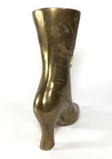 画像3: Solid Brass Victorian Style "Ladies Boot" Vase (3)