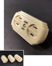 画像1: 1930-40's【EAGLE】Bakelite 3-Outlet "TRI-TAP" 【3個バラ売り】 (1)